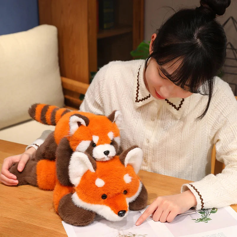 kawaiies-softtoys-plushies-kawaii-plush-Fluffy Red Panda & Fox Plushies Soft toy 