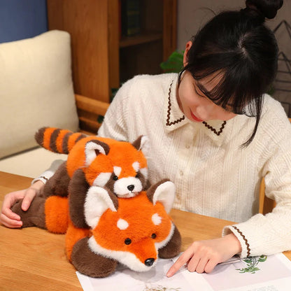 kawaiies-softtoys-plushies-kawaii-plush-Fluffy Red Panda & Fox Plushies Soft toy 