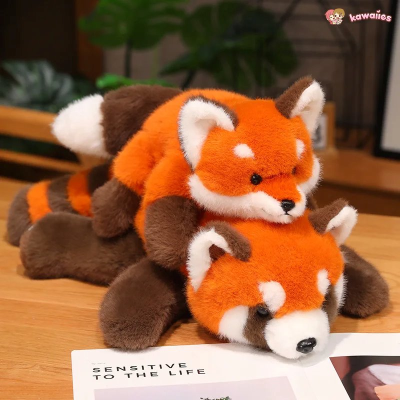 kawaiies-softtoys-plushies-kawaii-plush-Fluffy Red Panda & Fox Plushies Soft toy 