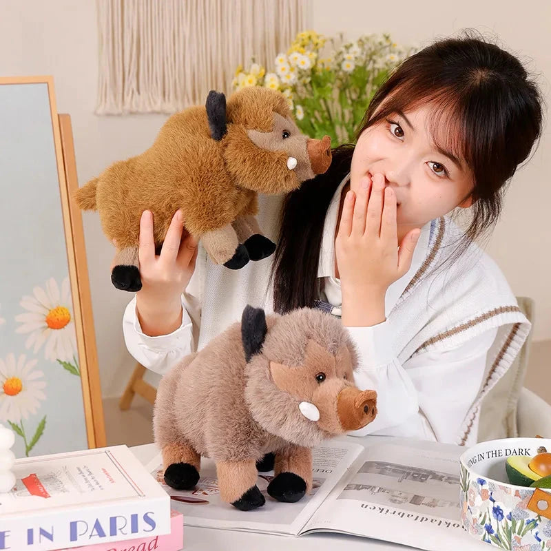 kawaiies-softtoys-plushies-kawaii-plush-Fluffy Wild Boar Plushie Soft Toy Soft toy 