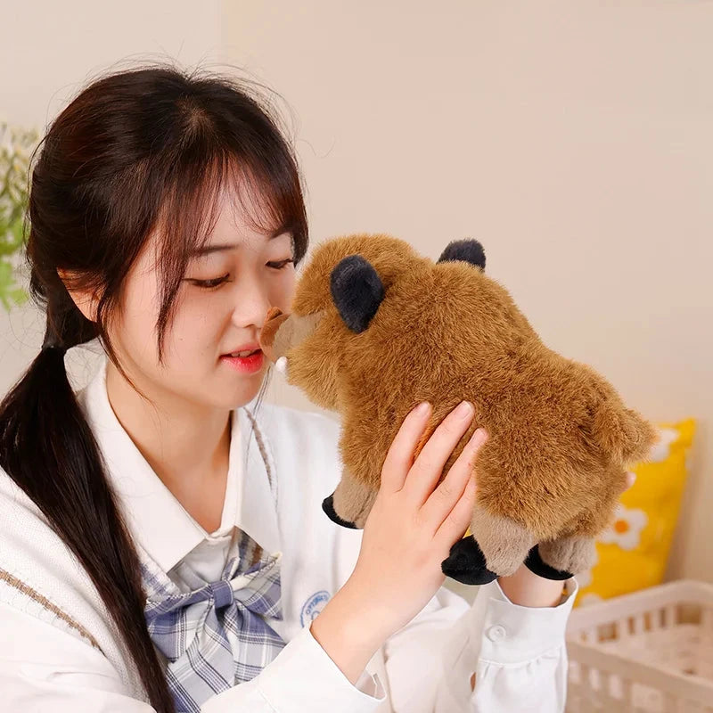 kawaiies-softtoys-plushies-kawaii-plush-Fluffy Wild Boar Plushie Soft Toy Soft toy 