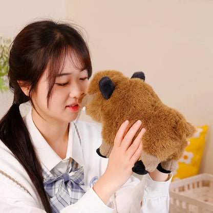 kawaiies-softtoys-plushies-kawaii-plush-Fluffy Wild Boar Plushie Soft Toy Soft toy 