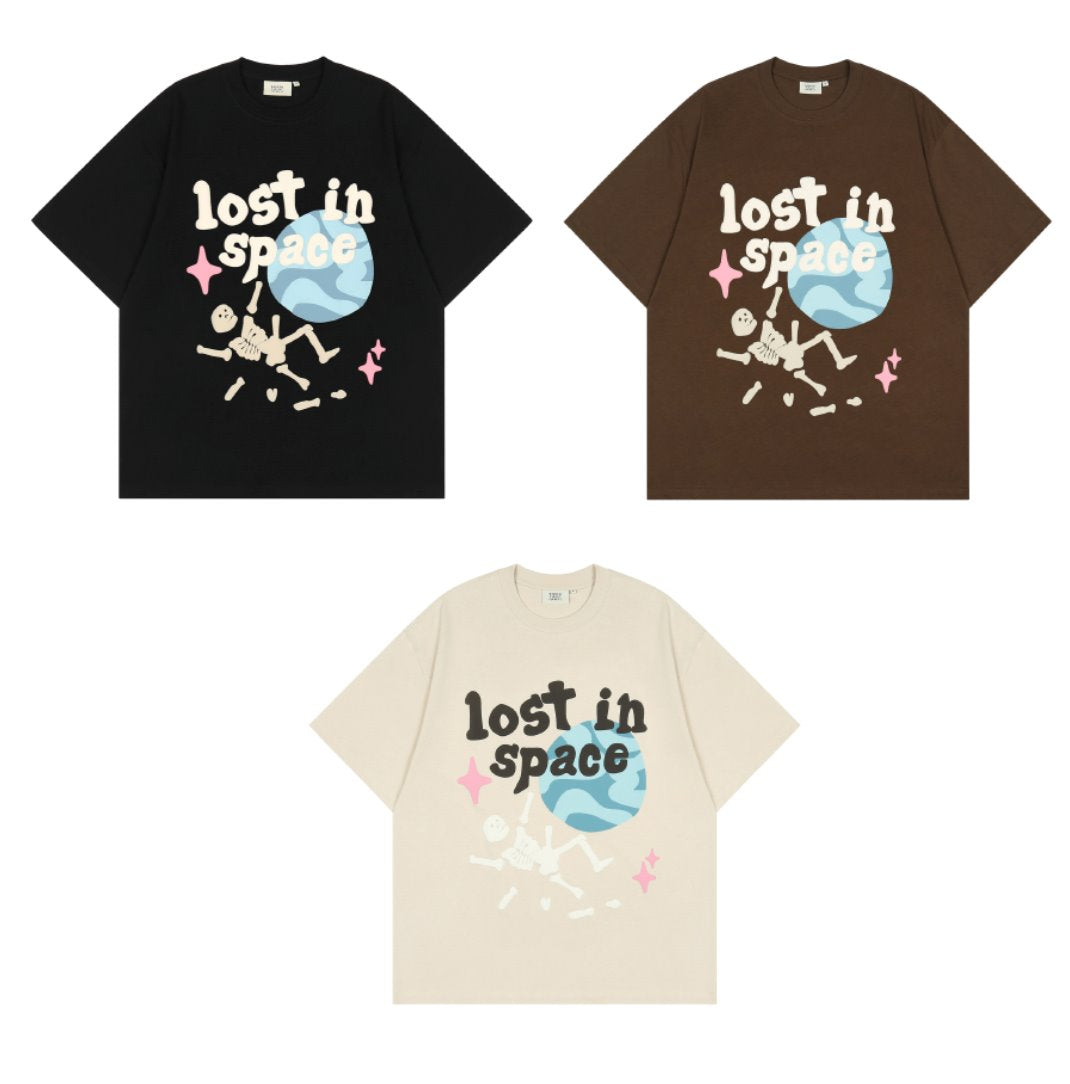 kawaiies-softtoys-plushies-kawaii-plush-Foam Print Lost in Space Skeleton Tee Tops 