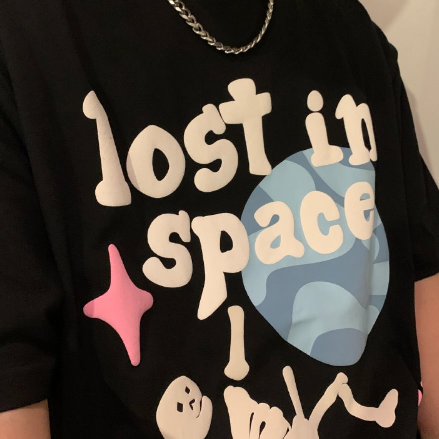 kawaiies-softtoys-plushies-kawaii-plush-Foam Print Lost in Space Skeleton Tee Tops 