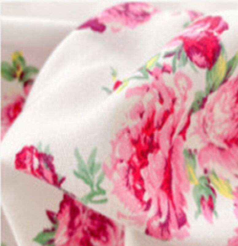 kawaiies-softtoys-plushies-kawaii-plush-Foral Pink Pastel 120gsm Polyester Bedding Set | NEW Bedding Sets 