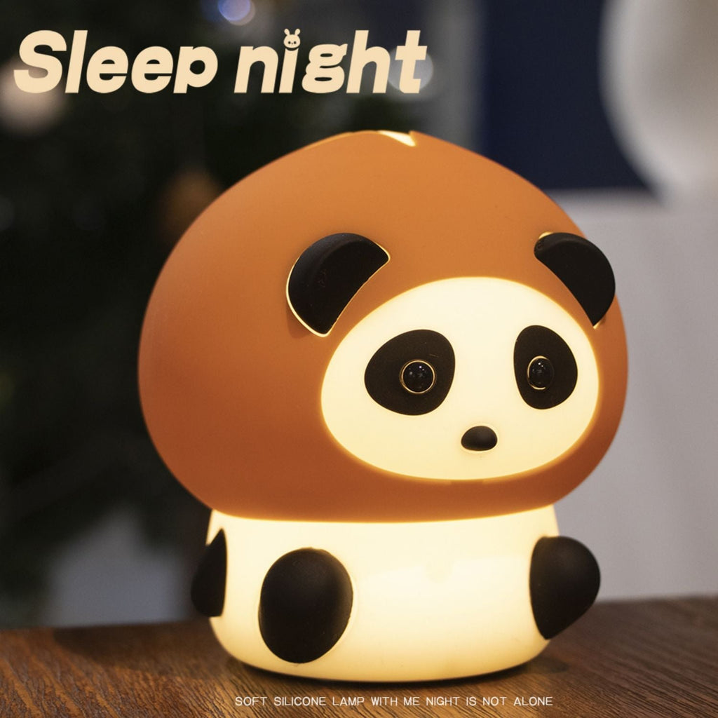 kawaiies-softtoys-plushies-kawaii-plush-Forest Friends LED Night Light Collection Home Decor Chestnut Panda 
