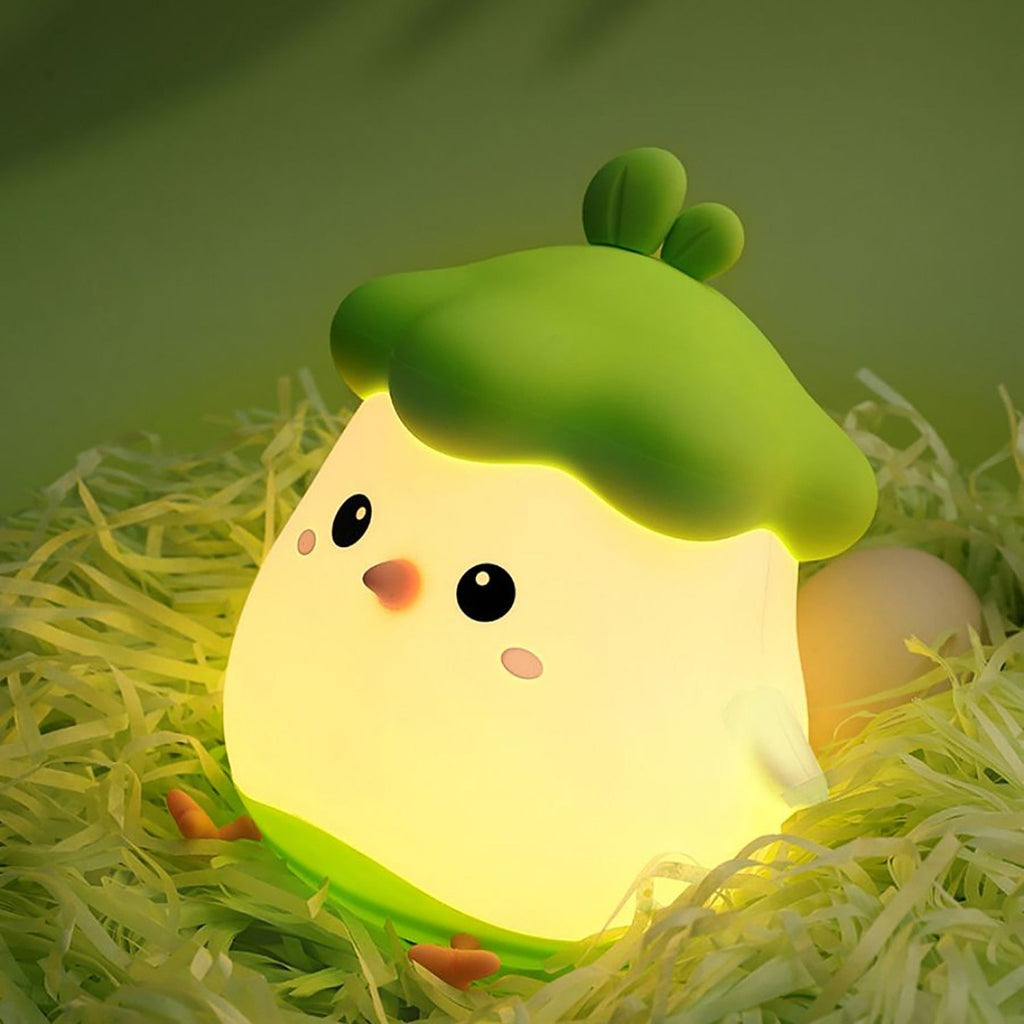 kawaiies-softtoys-plushies-kawaii-plush-Forest Friends LED Night Light Collection Home Decor Leaf Chick 
