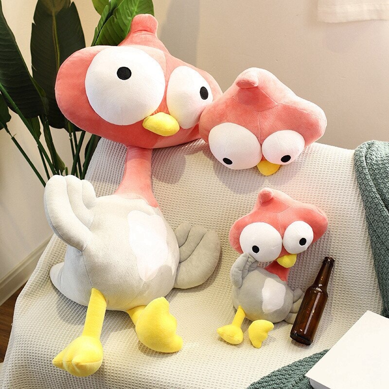 kawaiies-softtoys-plushies-kawaii-plush-Funny Shocked Giant Ostrich Plushies | NEW Soft toy 