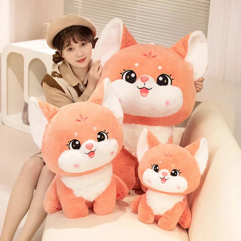 kawaiies-softtoys-plushies-kawaii-plush-Fuwako the Sakura Peach Fox Plushie Soft toy 50cm / 20in 