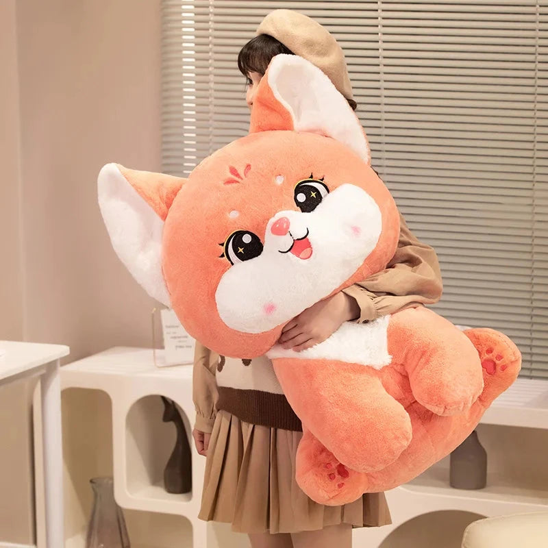 kawaiies-softtoys-plushies-kawaii-plush-Fuwako the Sakura Peach Fox Plushie Soft toy 70cm / 27in 