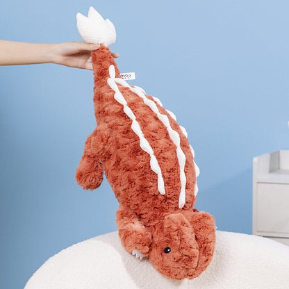 kawaiies-softtoys-plushies-kawaii-plush-Fuzzy Cute Pink Red Lizard Plushies Soft toy 