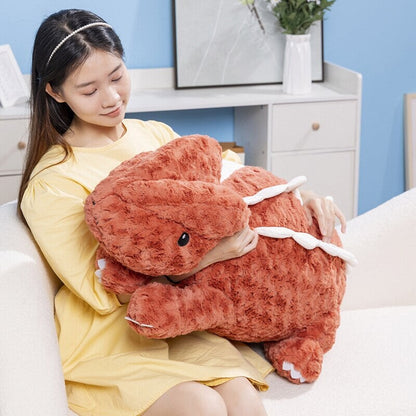 kawaiies-softtoys-plushies-kawaii-plush-Fuzzy Cute Pink Red Lizard Plushies Soft toy 