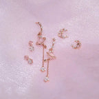 kawaiies-softtoys-plushies-kawaii-plush-Galaxy Bloom 18k Gold-plating Earrings (6pc Set) Jewelry 