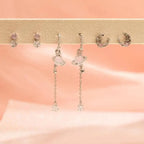 kawaiies-softtoys-plushies-kawaii-plush-Galaxy Bloom 18k Gold-plating Earrings (6pc Set) Jewelry 