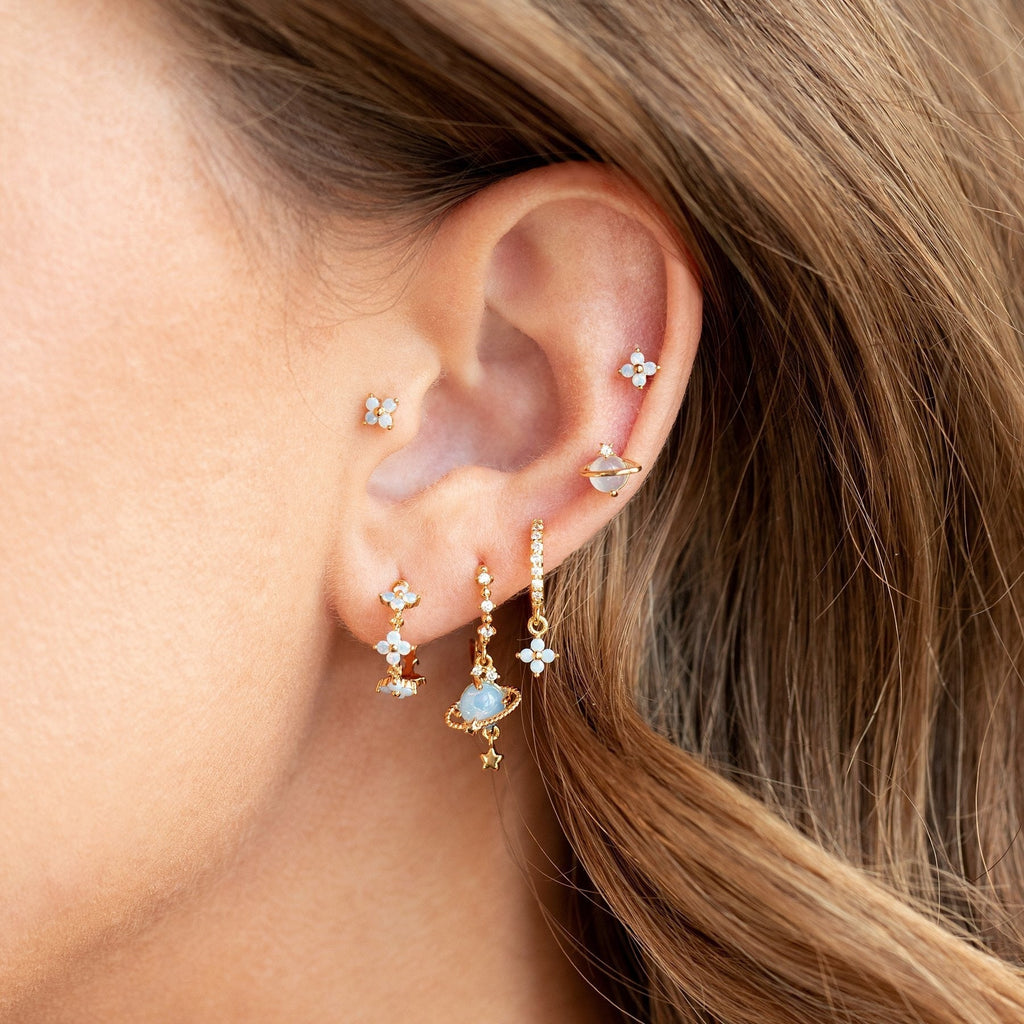kawaiies-softtoys-plushies-kawaii-plush-Galaxy Hanging Neptune Gold-Plated Stud Earrings | NEW Earrings 