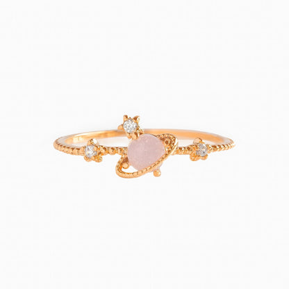 kawaiies-softtoys-plushies-kawaii-plush-Galaxy Pink Planet Gold-plated Ring Ring 