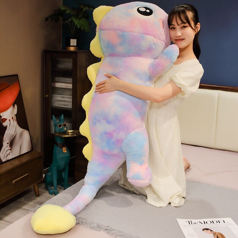 kawaiies-softtoys-plushies-kawaii-plush-Galaxy Rainbow Pasco the Lizard Plushie | NEW Soft toy Purple 160cm 