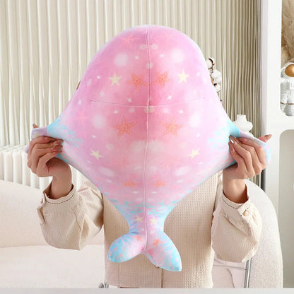 kawaiies-softtoys-plushies-kawaii-plush-Galaxy Starry Kawaii Blue Pink Whale Plushies Soft toy 