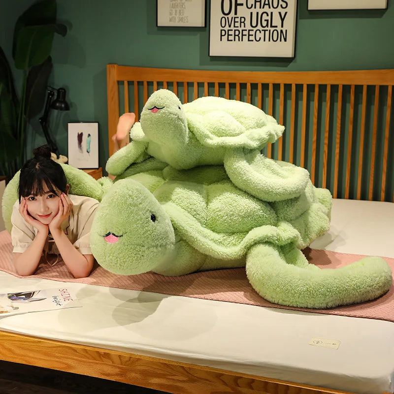 kawaiies-softtoys-plushies-kawaii-plush-Giant Fluffy Cheerful Turtle Plushie Soft toy 
