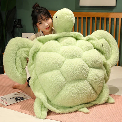 kawaiies-softtoys-plushies-kawaii-plush-Giant Fluffy Cheerful Turtle Plushie Soft toy 