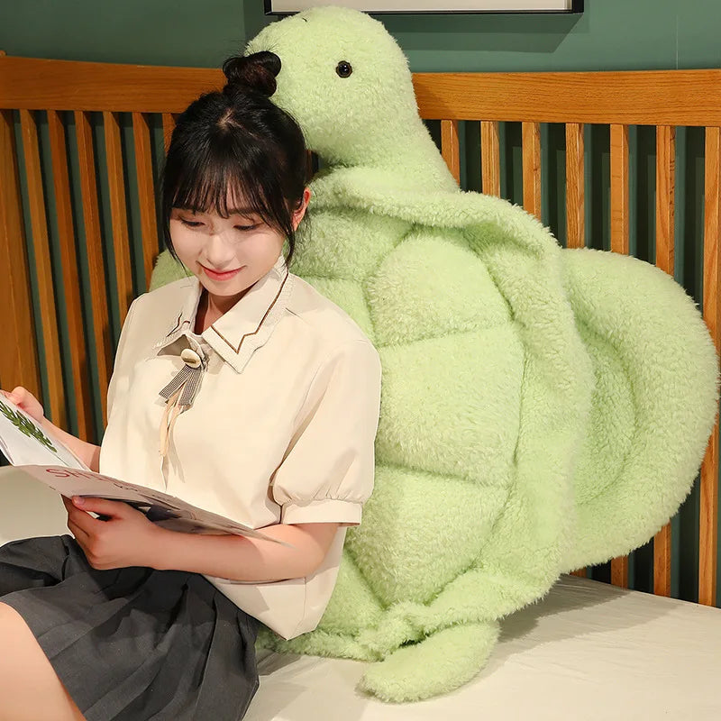 kawaiies-softtoys-plushies-kawaii-plush-Giant Fluffy Cheerful Turtle Plushie Soft toy 