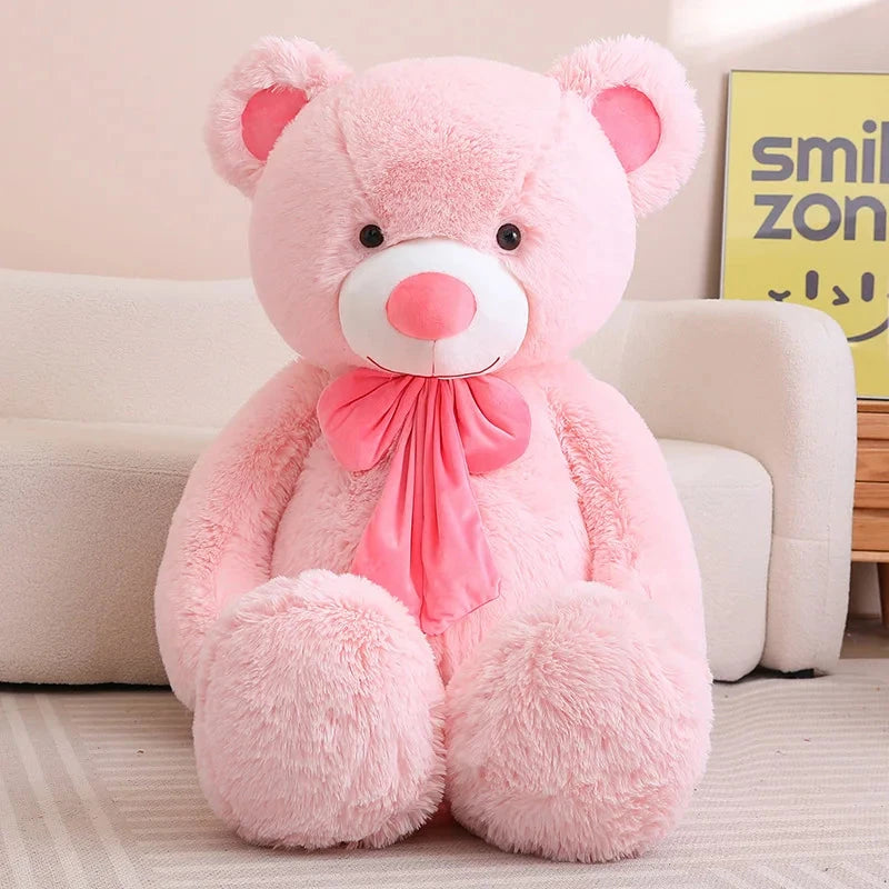 kawaiies-softtoys-plushies-kawaii-plush-Giant Fluffy Classic Bear Plushies Soft toy Pink 31in / 80cm 