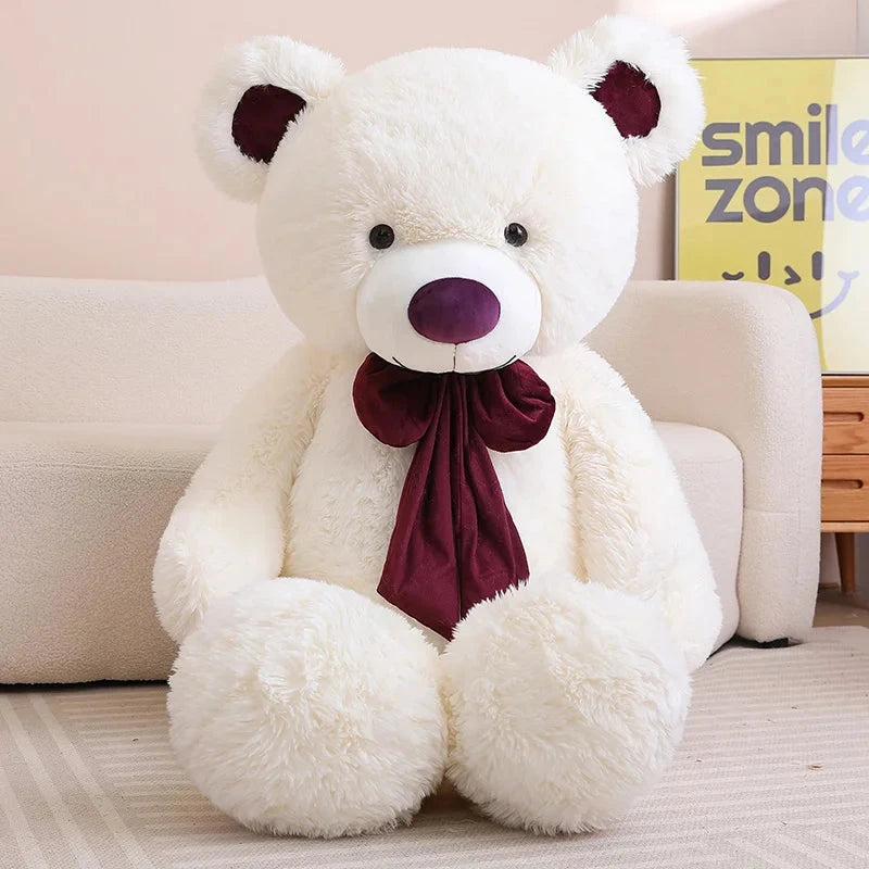 kawaiies-softtoys-plushies-kawaii-plush-Giant Fluffy Classic Bear Plushies Soft toy White 31in / 80cm 