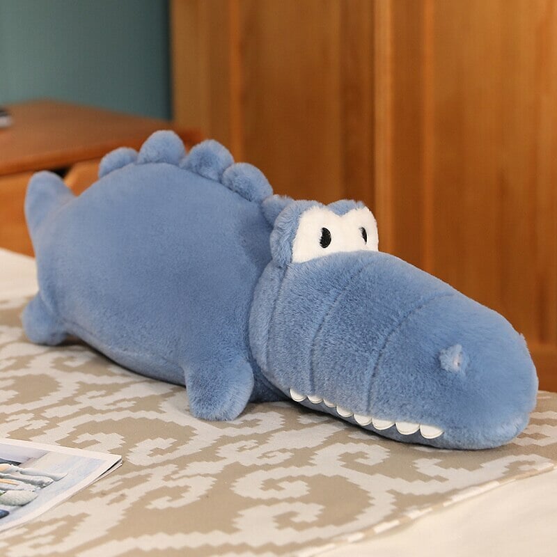 kawaiies-softtoys-plushies-kawaii-plush-Giant Fluffy Kawaii Alligator Crocodile Plushies Soft toy Blue 25in / 65cm 