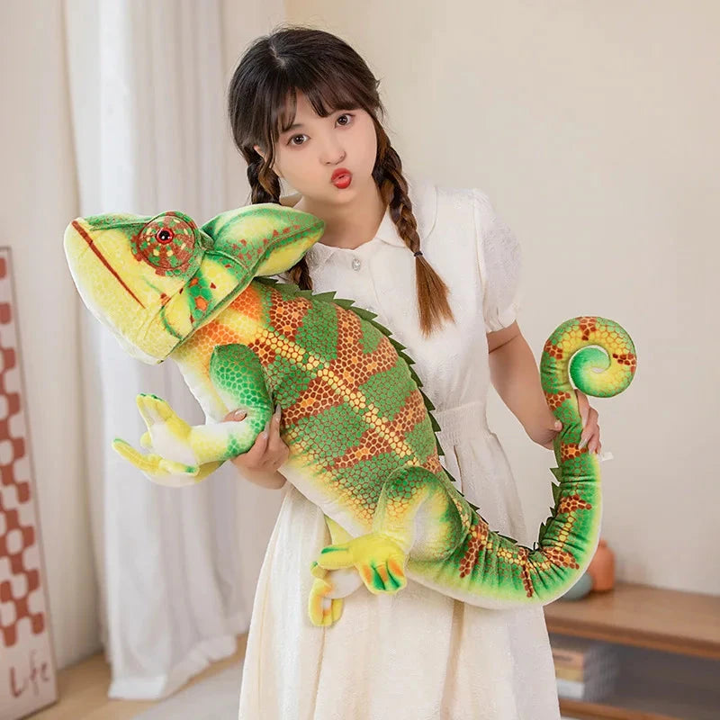 kawaiies-softtoys-plushies-kawaii-plush-Giant Green Chameleon Plushie Soft toy 