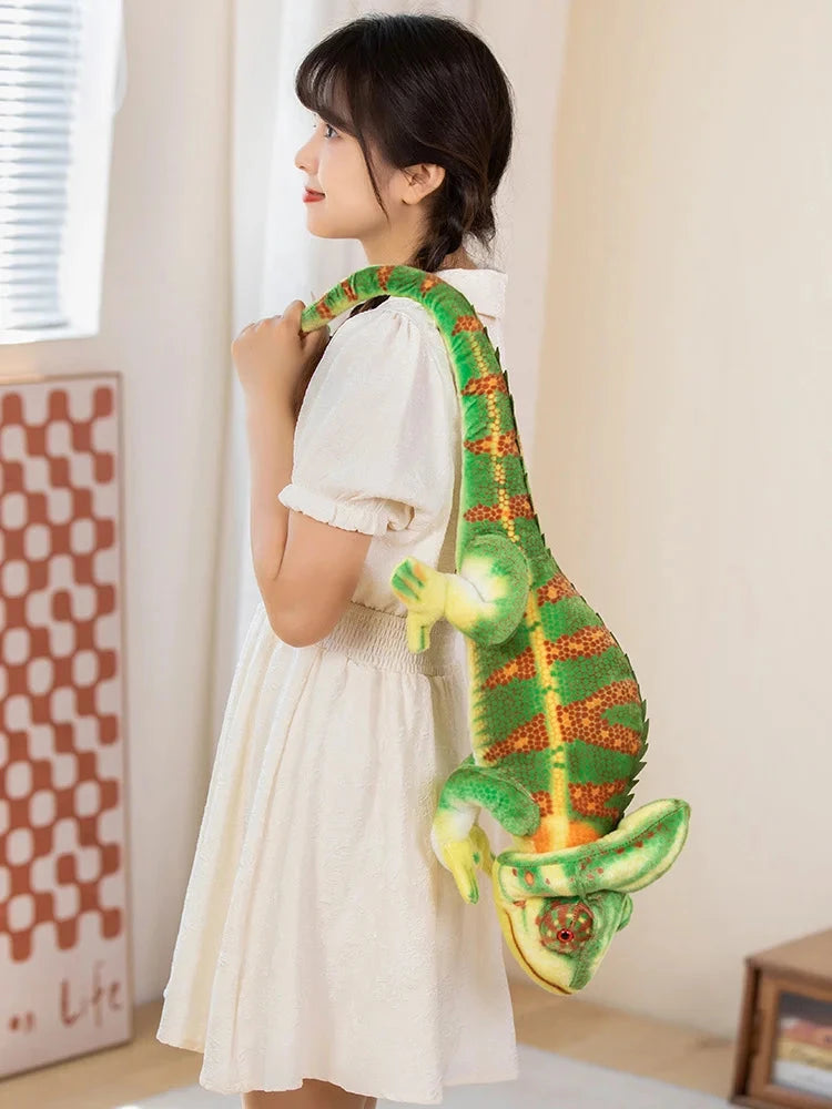 kawaiies-softtoys-plushies-kawaii-plush-Giant Green Chameleon Plushie Soft toy 