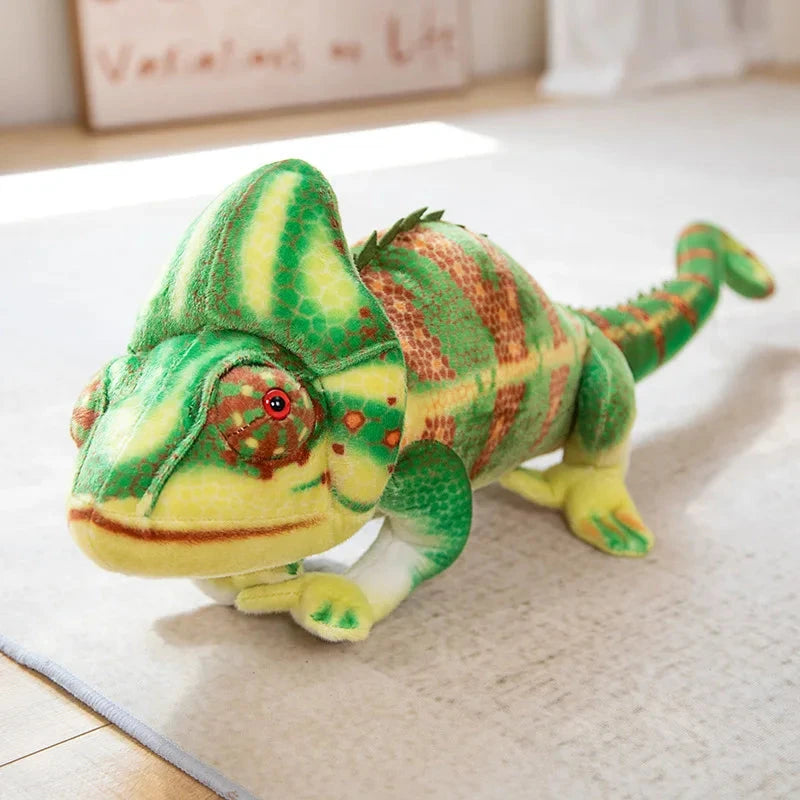 kawaiies-softtoys-plushies-kawaii-plush-Giant Green Chameleon Plushie Soft toy 31in / 80cm 
