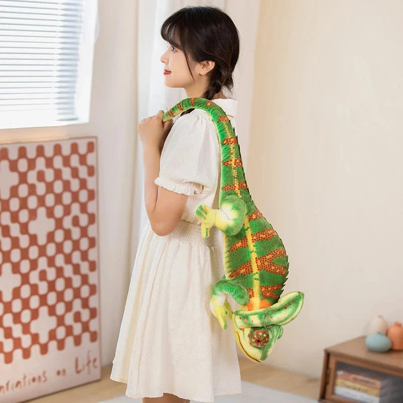kawaiies-softtoys-plushies-kawaii-plush-Giant Green Chameleon Plushie Soft toy 