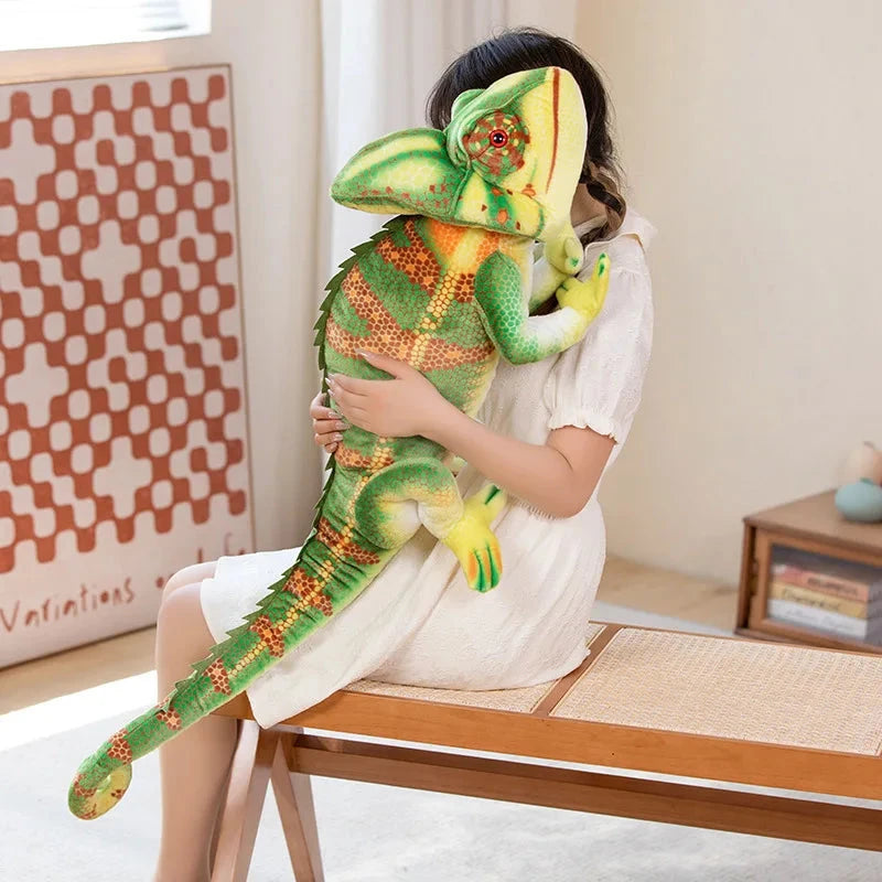 kawaiies-softtoys-plushies-kawaii-plush-Giant Green Chameleon Plushie Soft toy 