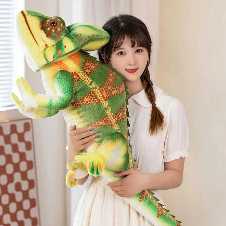 kawaiies-softtoys-plushies-kawaii-plush-Giant Green Chameleon Plushie Soft toy 