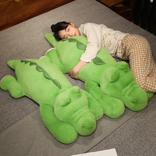 kawaiies-softtoys-plushies-kawaii-plush-Giant Green Crocodile Plushies Soft toy 50cm 