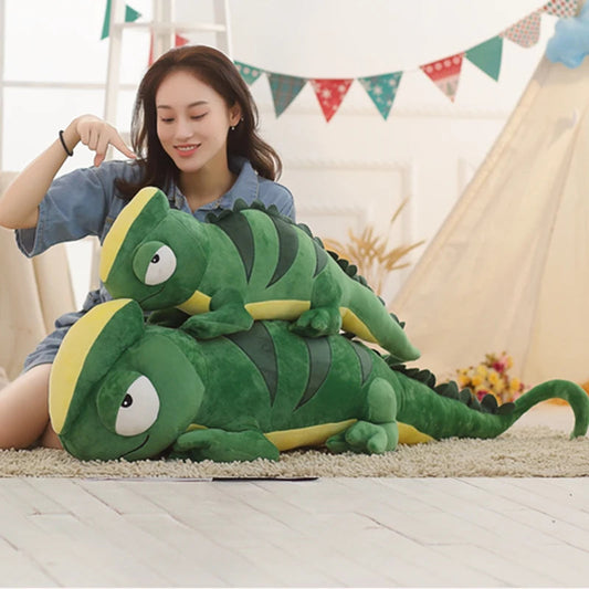 kawaiies-softtoys-plushies-kawaii-plush-Giant Green Lizard Chameleon Plushie Soft toy 