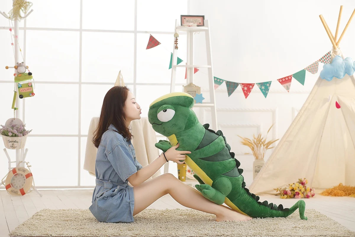 kawaiies-softtoys-plushies-kawaii-plush-Giant Green Lizard Chameleon Plushie Soft toy 
