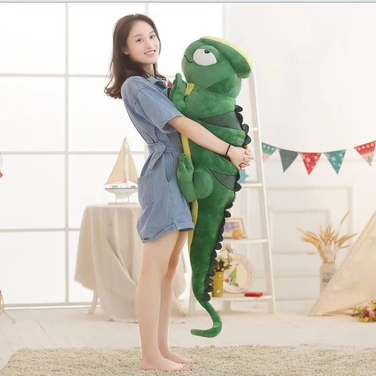 kawaiies-softtoys-plushies-kawaii-plush-Giant Green Lizard Chameleon Plushie Soft toy 