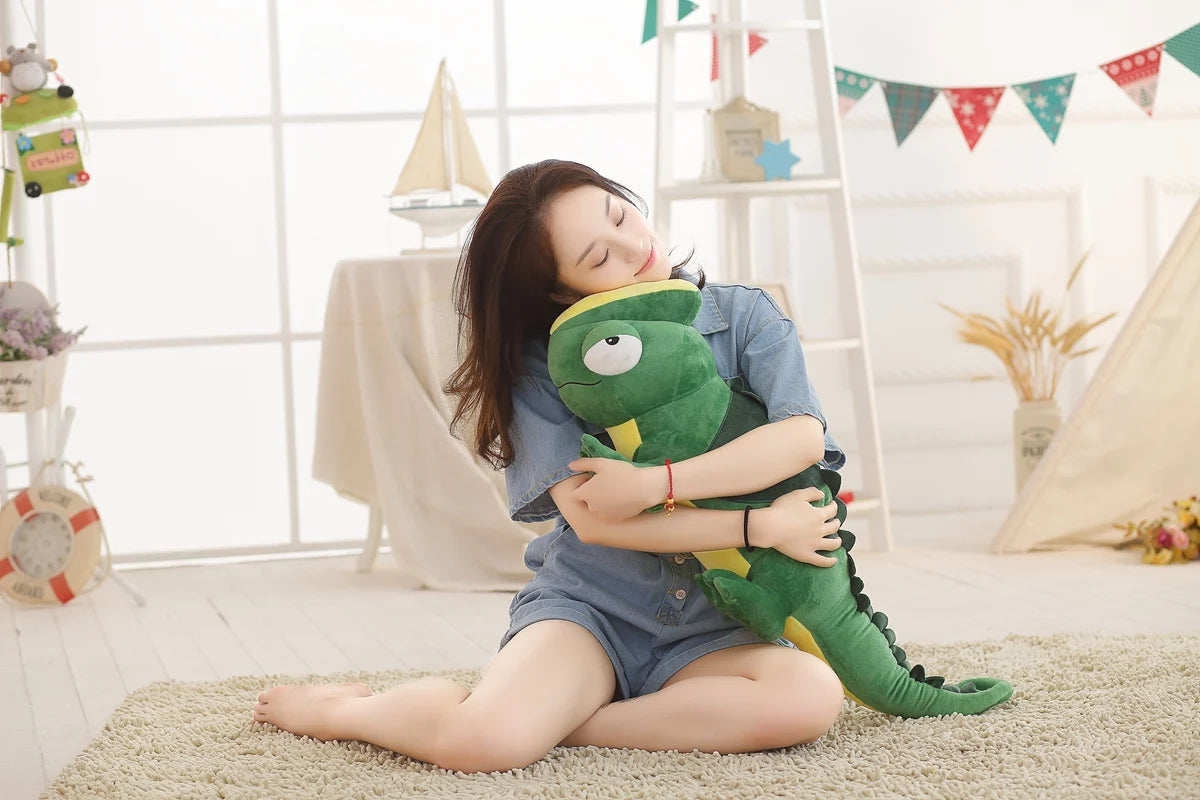 kawaiies-softtoys-plushies-kawaii-plush-Giant Green Lizard Chameleon Plushie Soft toy 