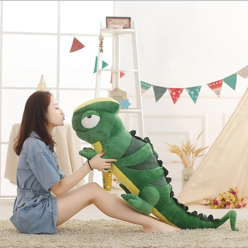 kawaiies-softtoys-plushies-kawaii-plush-Giant Green Lizard Chameleon Plushie Soft toy 
