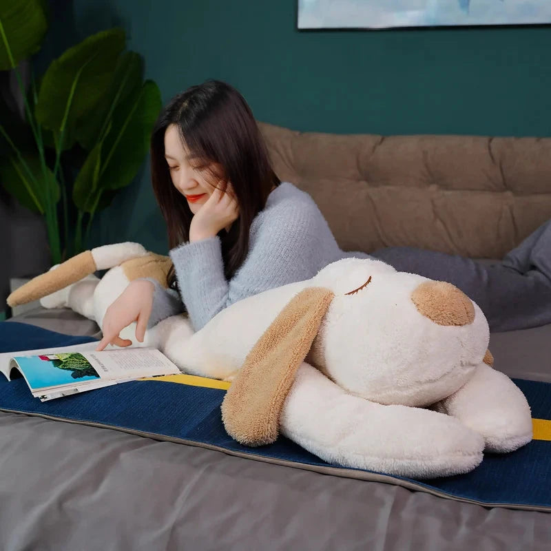kawaiies-softtoys-plushies-kawaii-plush-Giant Long Fluffy Spotty Dog Plushies Soft toy 