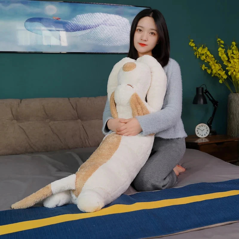 kawaiies-softtoys-plushies-kawaii-plush-Giant Long Fluffy Spotty Dog Plushies Soft toy 