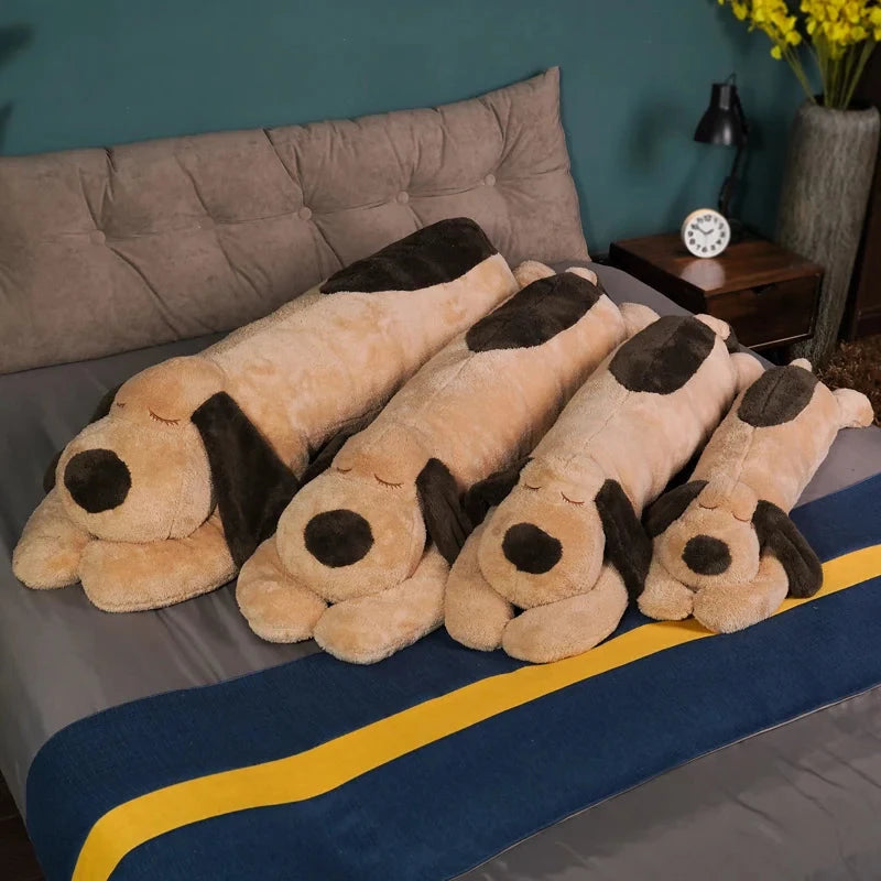 kawaiies-softtoys-plushies-kawaii-plush-Giant Long Fluffy Spotty Dog Plushies Soft toy 