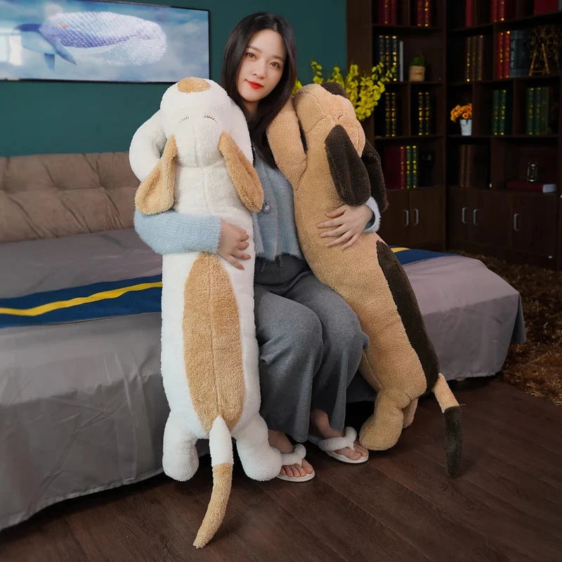 kawaiies-softtoys-plushies-kawaii-plush-Giant Long Fluffy Spotty Dog Plushies Soft toy 