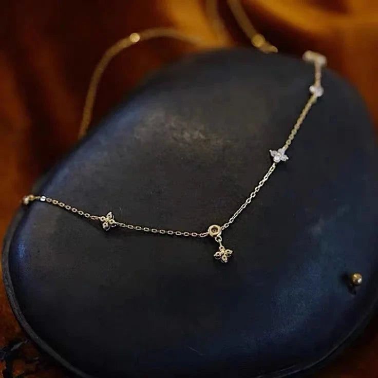 kawaiies-softtoys-plushies-kawaii-plush-Golden Blossom Zircon Necklace Chain Jewelry 