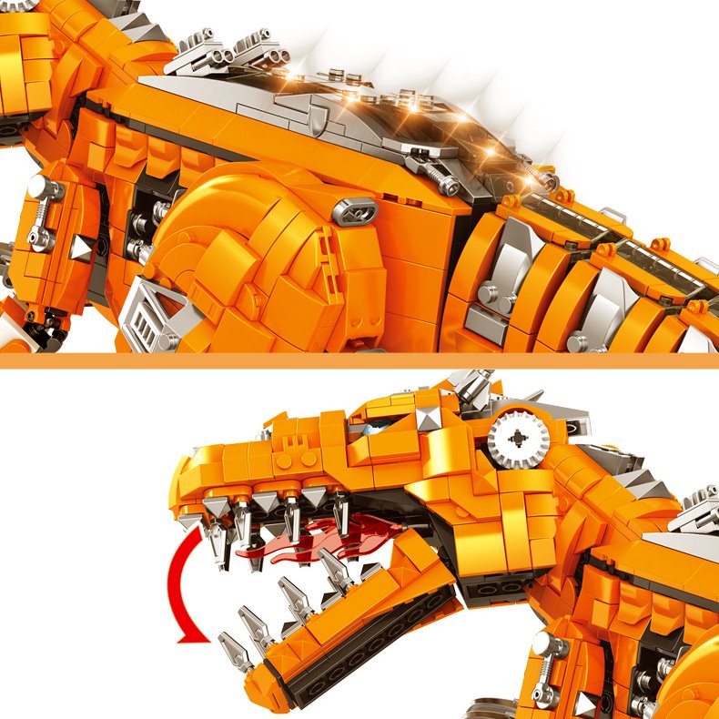 kawaiies-softtoys-plushies-kawaii-plush-Golden Carnosaurus Building Blocks | NEW Build it 