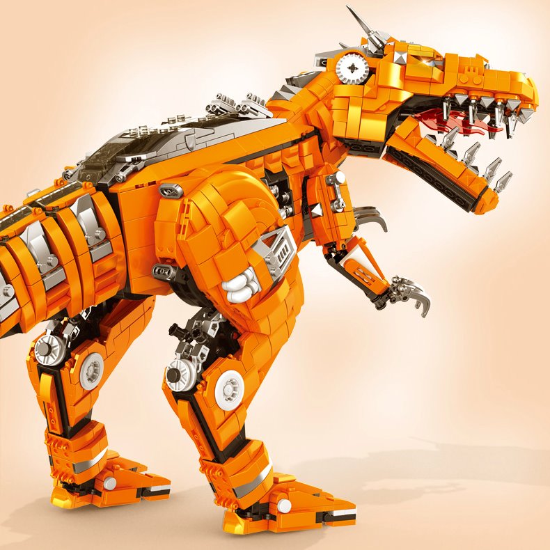 kawaiies-softtoys-plushies-kawaii-plush-Golden Carnosaurus Building Blocks | NEW Build it 