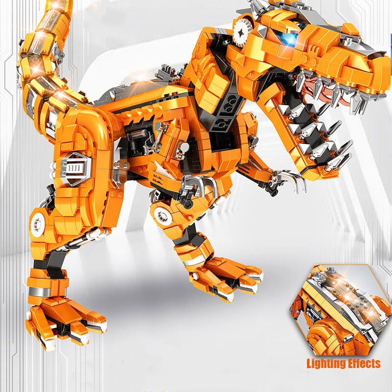 kawaiies-softtoys-plushies-kawaii-plush-Golden Carnosaurus Building Blocks | NEW Build it 
