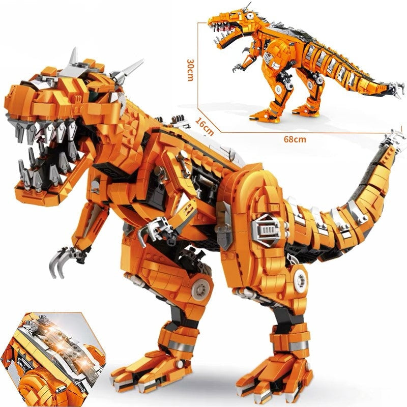 kawaiies-softtoys-plushies-kawaii-plush-Golden Carnosaurus Building Blocks | NEW Build it 