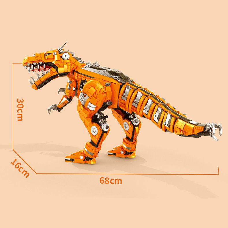 kawaiies-softtoys-plushies-kawaii-plush-Golden Carnosaurus Building Blocks | NEW Build it 